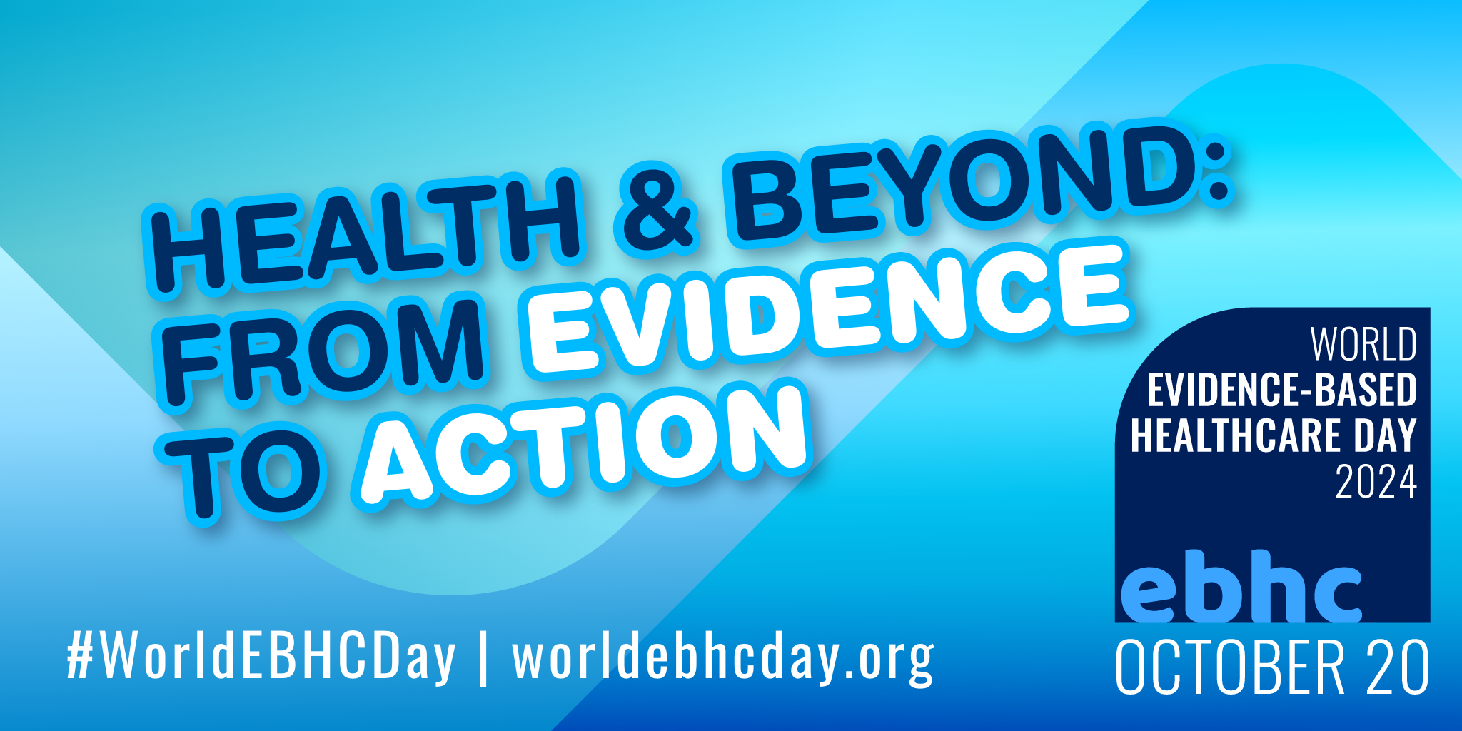 'Health and Beyond: From Evidence to Action with the World EBHC Day logo